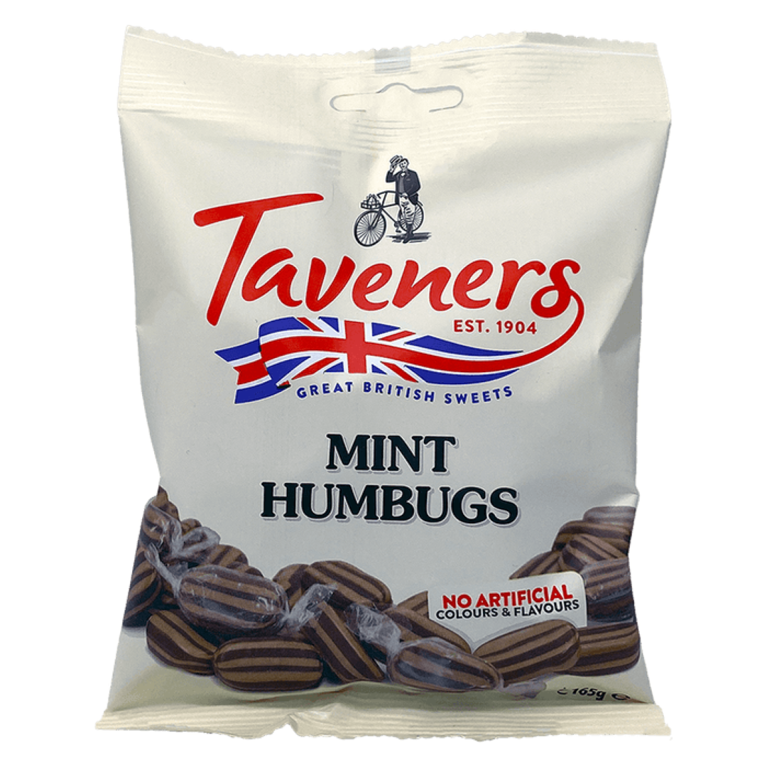 TAVENERS MINT HUMBUGS 165G